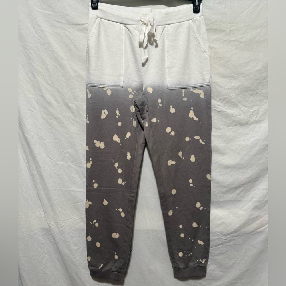 Bobi Los Angeles Acid Wash Splatter Print Jogger Sweatpants Brand NWT - Size S